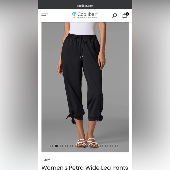 Coolibar Petra Wide Leg Pants - Picture 6 of 8